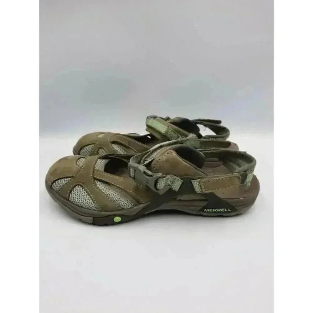 Merrell Azura Size 6 Wrap Closed Toe Hiking Comfort Sport Sandal Black‎ J35318